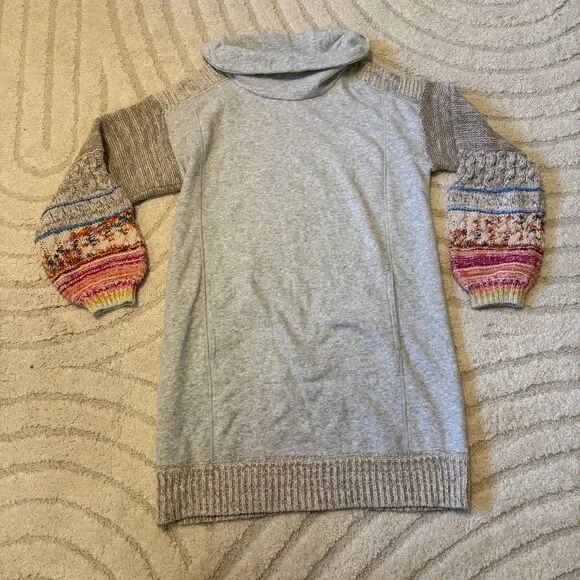 Daily Practice by Anthropologie Cozy Cowl Neck Tunic Dress Size Medium - Picture 3 of 8